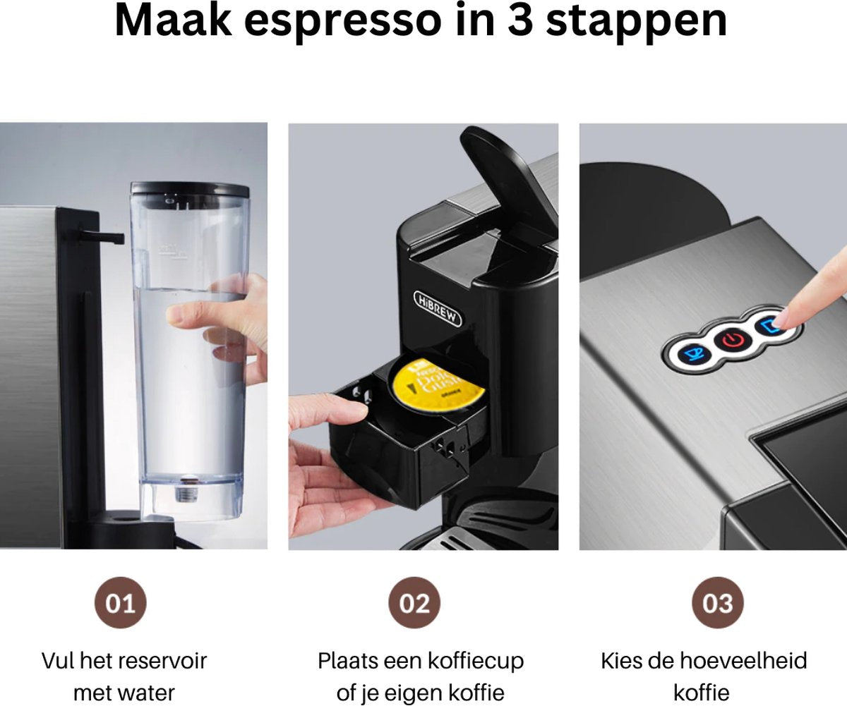 Coffee Machine - Nespresso Koffiemachine - Espresso - Maker - ijskoffie - 4 in 1