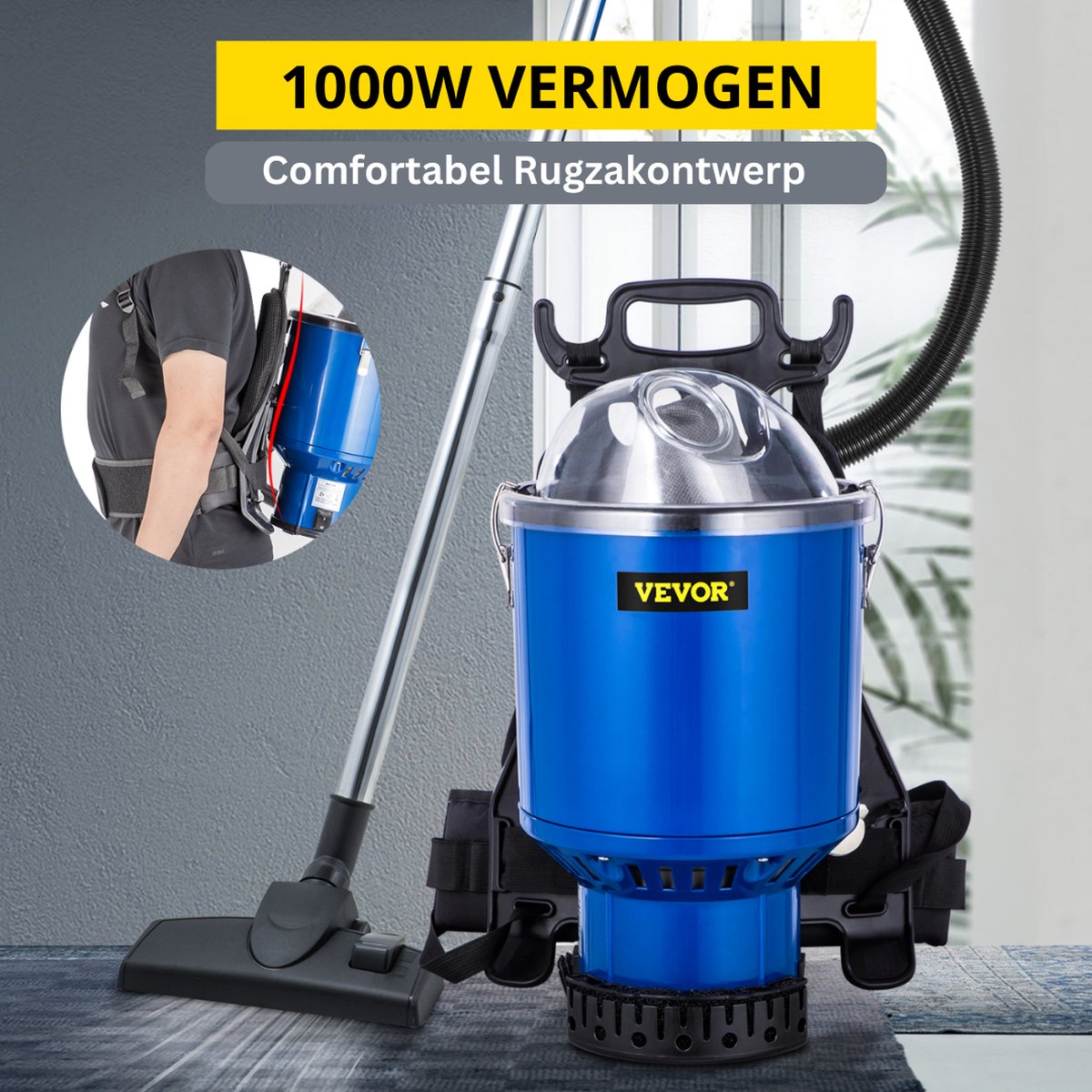 Tapijtreiniger Stofzuiger - Vlekkenreiniger - Waterstofzuiger - Meubelreiniger - Bank Reinigen Machine - 4L