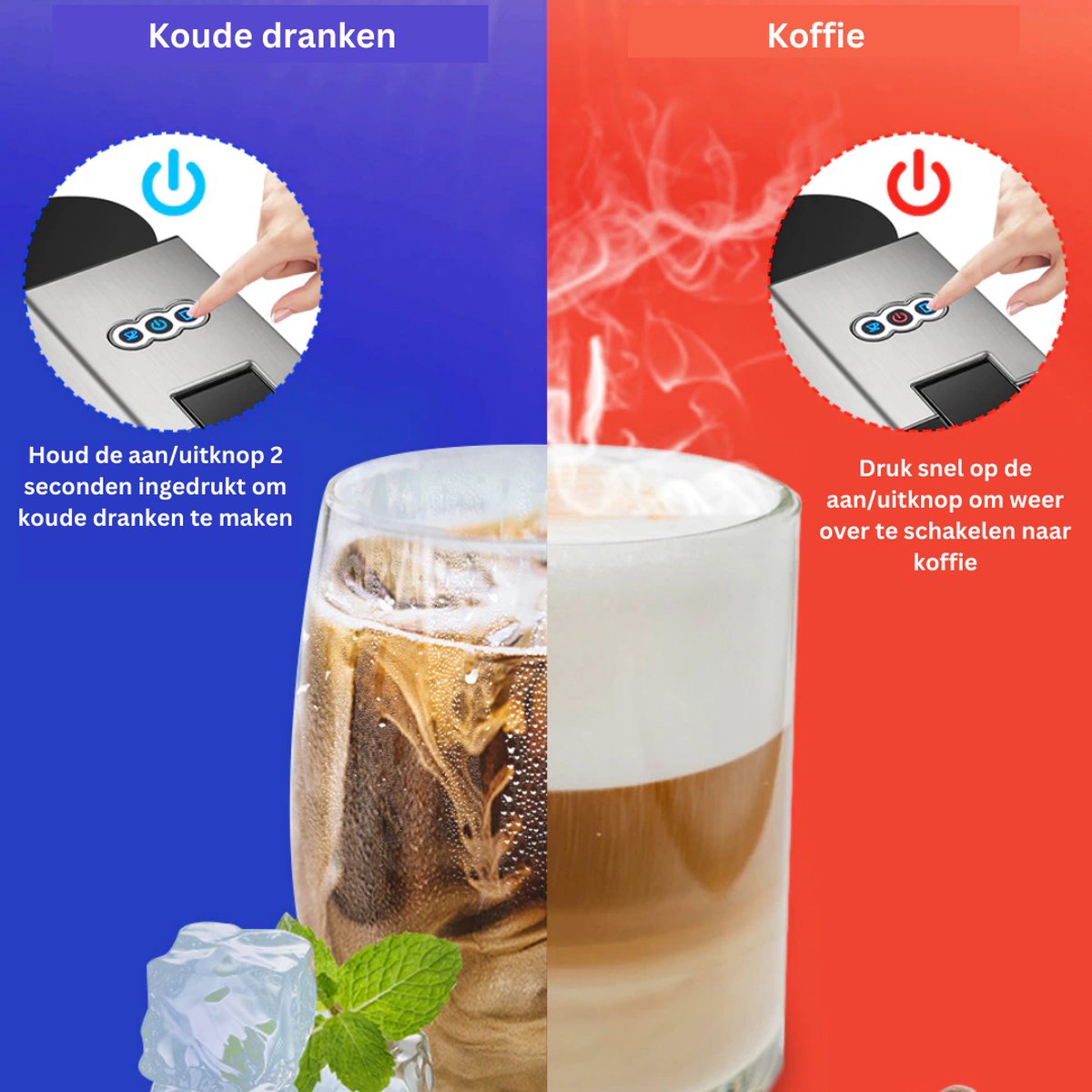 Coffee Machine - Nespresso Koffiemachine - Espresso - Maker - ijskoffie - 4 in 1