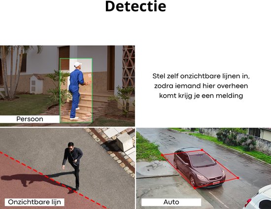 Buitencamera Wifi Met App - Draadloos - Bewakingscamera - Camera In Huis - Bewegingsdetectie - 2TB - 6 Camera's