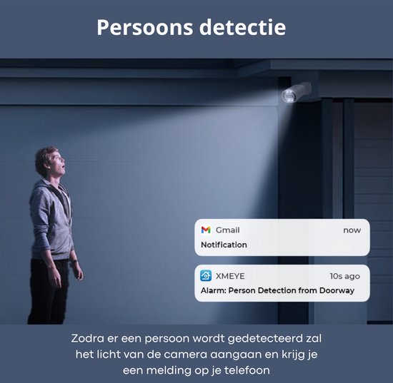 Buitencamera Wifi Met App - Draadloos - Bewakingscamera - Camera In Huis - Bewegingsdetectie - 2TB - 6 Camera's