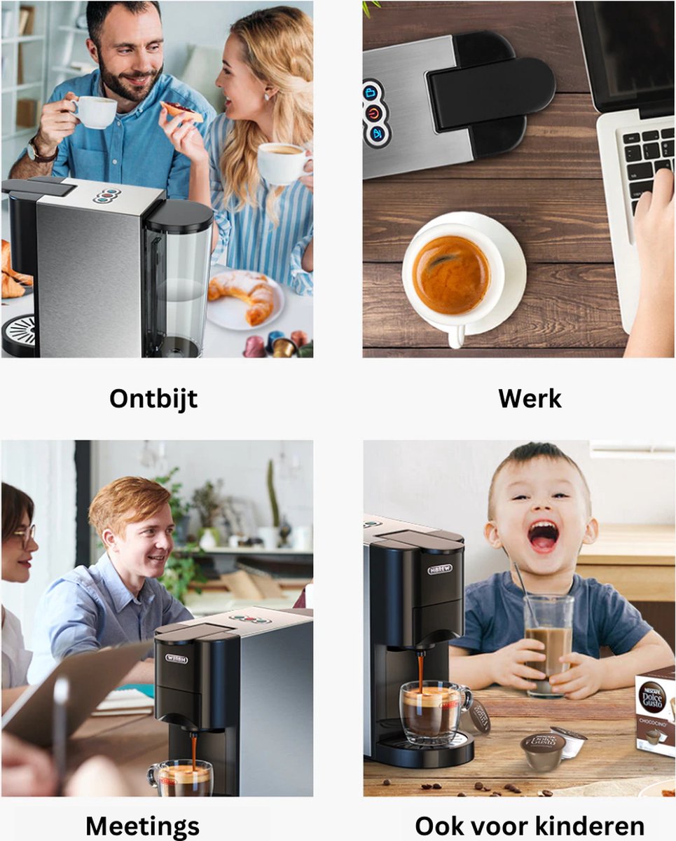 Coffee Machine - Nespresso Koffiemachine - Espresso - Maker - ijskoffie - 4 in 1