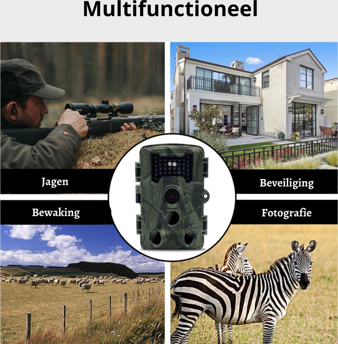 Wildcamera - Met Nachtzicht - Voor Buiten - Inclusief 32 GB kaart - Beginners en Professionals - 36 MP - 1080P