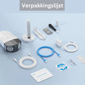Buitencamera Wifi Met App - Draadloos - Bewakingscamera - Camera In Huis - Bewegingsdetectie - 32GB