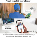 Buitencamera Wifi Met App - Draadloos - Bewakingscamera - Camera In Huis - Bewegingsdetectie - 32GB