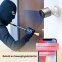 Buitencamera Wifi Met App - Draadloos - Bewakingscamera - Camera In Huis - Bewegingsdetectie - 32GB