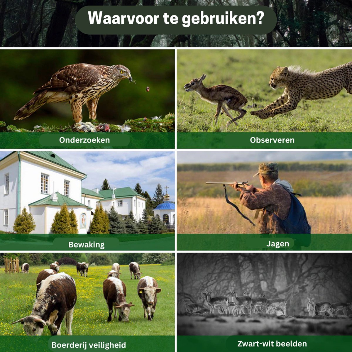 Wildcamera - Met Nachtzicht - Voor Buiten - Inclusief 32 GB kaart - Beginners en Professionals - 5MP - 1080P