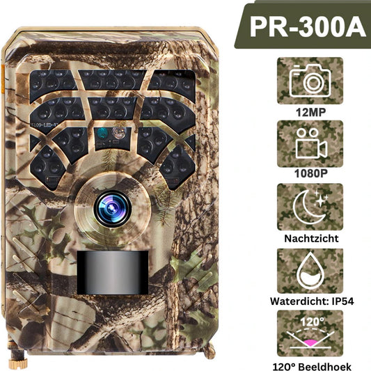 Wildcamera - Met Nachtzicht - Voor Buiten - Inclusief 32 GB kaart - Beginners en Professionals - 5MP - 1080P