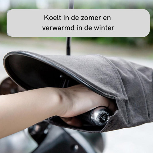 Handmoffen - Handmoffen Scooter - Handwarmers Fiets - Handmoffen Motor - Handschoenen - Zwart