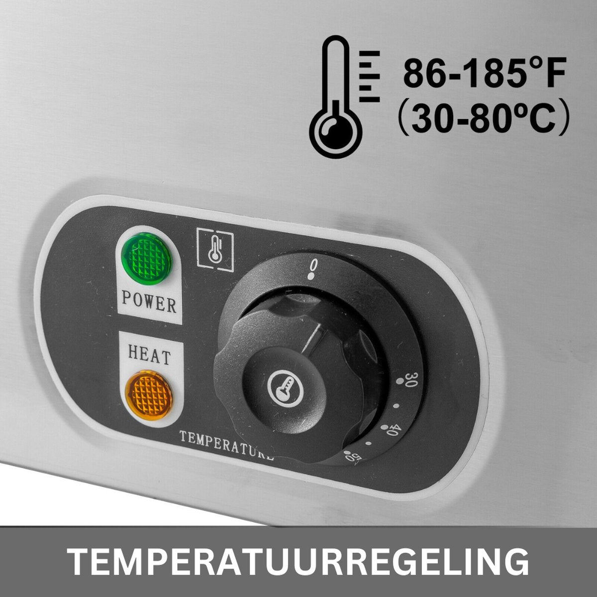 Buffetwarmer Electrisch - Chafing Dish - Warmhoudbakken - Warmhoudbakken 3 Voor Buffet - 3 Delig - 24 Liter
