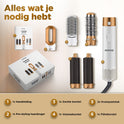 Novoz Krultang 5 in 1 - Multistyler - Airstyler - Multifunctioneel - Fohnborstel - Wit-Goud