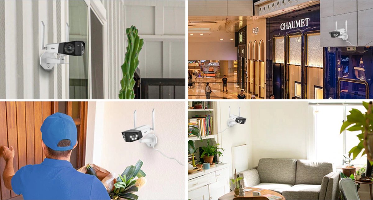 Buitencamera Wifi Met App - Draadloos - Bewakingscamera - Camera In Huis - Bewegingsdetectie - 32GB