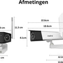 Buitencamera Wifi Met App - Draadloos - Bewakingscamera - Camera In Huis - Bewegingsdetectie - 32GB