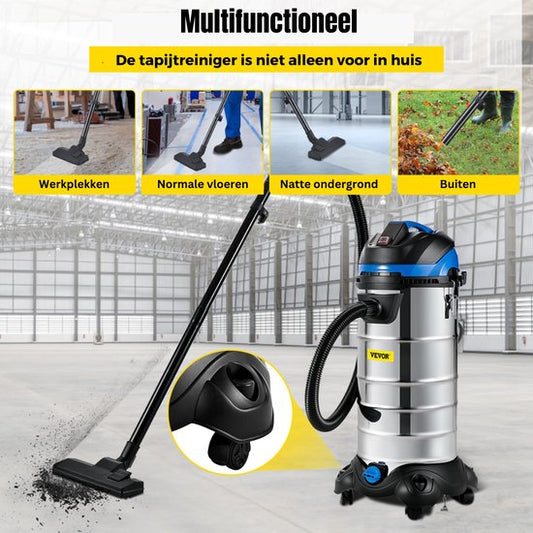 Tapijtreiniger Stofzuiger - Vlekkenreiniger - Waterstofzuiger - Meubelreiniger - Bank Reinigen Machine - 25L