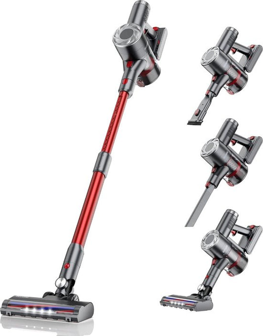 Steelstofzuiger Zonder Zak Op Accu - Kruimeldief Best Verkocht - Handstofzuiger Met Steel - 28 KPA