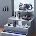 Steelstofzuiger - Steelstofzuiger Zonder Zak Op Accu - Kruimeldief Best Verkocht - Handstofzuiger Met Steel - 36 KPA - Blauw